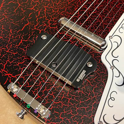 Danelectro Baby Sitar Red Crackle image 4