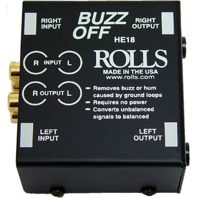 Rolls HE18 Buzz Off 2-Channel Hum Eliminator