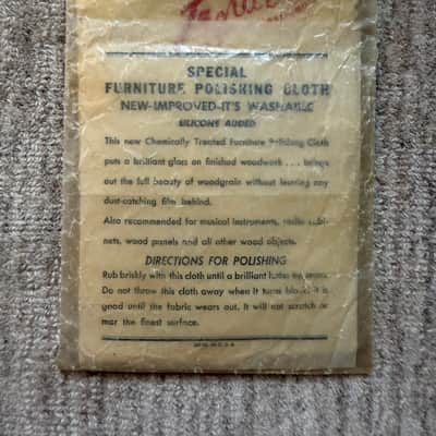 Late 1950s to Early 1960s Fender Polish Cloth Pre CBS image 5