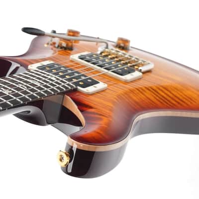 PRS Custom 24 10 Top Piezo Black Gold Burst image 10