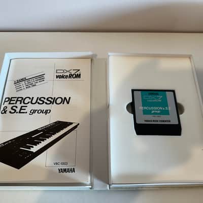 Yamaha DX7 II Voice ROM VRC-1003 – Percussion & S.E. Group – Complete w/ Box & Manual image 3