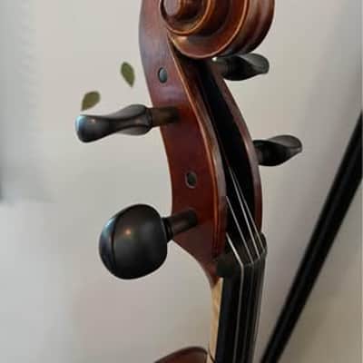 Andre Tellis Model 300, 4/4 2020, Chestnut + 2 bows + 2 cases! image 8