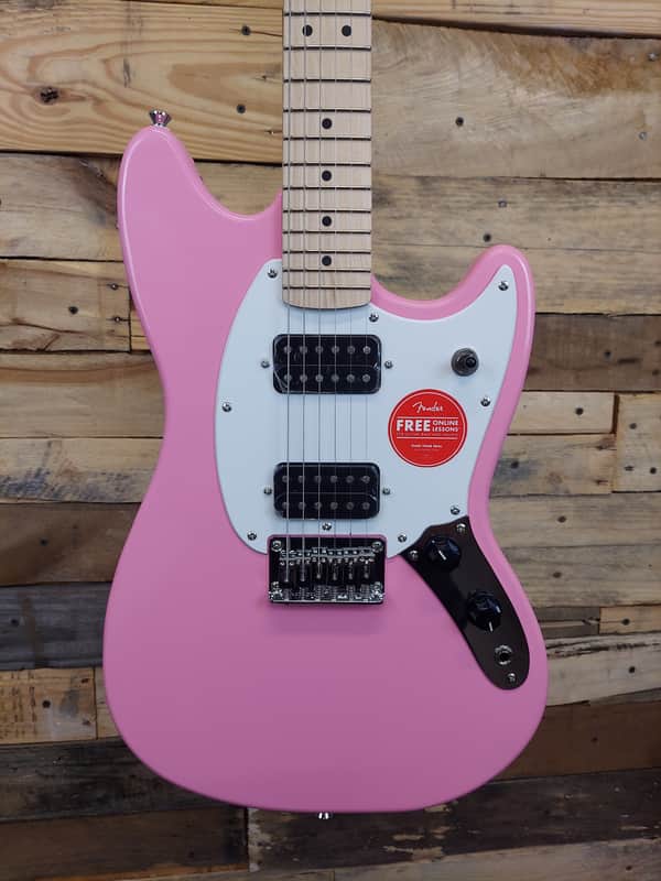 Squier Sonic Mustang HH 2023 - Present - Flash Pink image 1