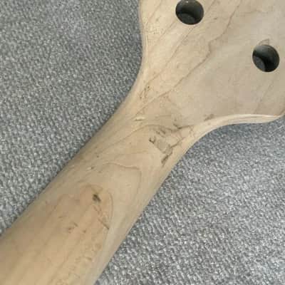 Black Tagima 4 String Bass Maple Neck, Rosewood Fingerboard image 8