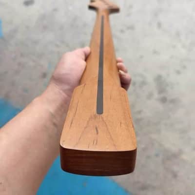 Fretless Roasted Maple Fretless Jazz Bass Neck image 4