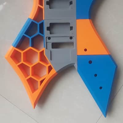 Custom 3D-Printed Guitar Body image 2