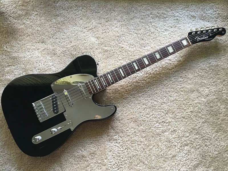 Fender Deluxe Series Big Block Telecaster Black | Reverb