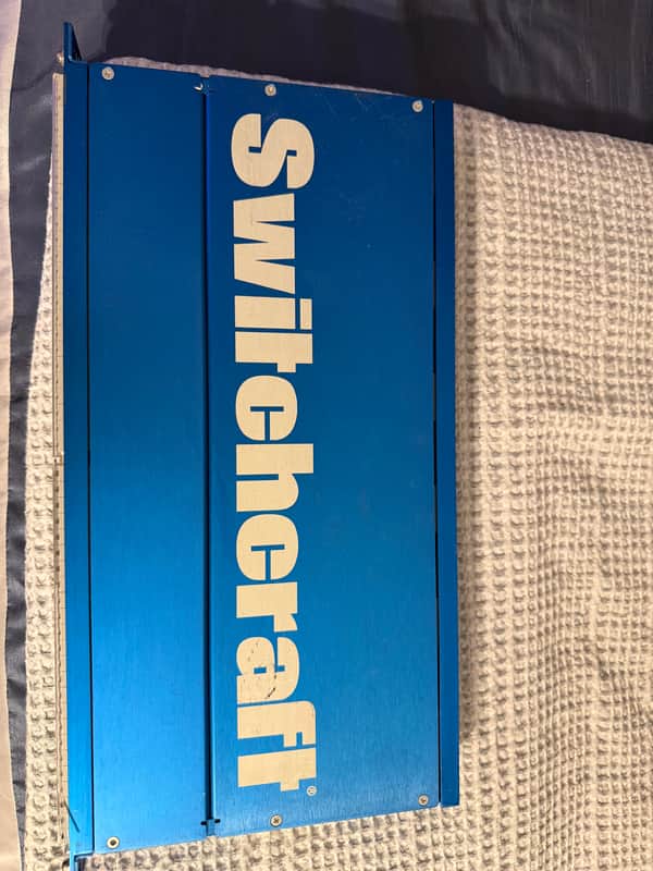 Switchcraft StudioPatch Series 9625 96-Point TT-DB25 Patchbay 2010s - Blue image 1