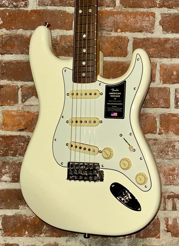 NEW Fender American Vintage II '73 Stratocaster with Rosewood Fretboard - Olympic White, In Stock and Ships Fast! Pro Set Up Included! image 1
