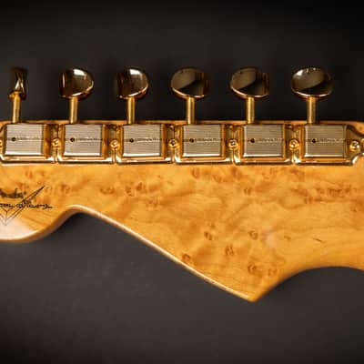 2021 Fender Custom Shop Artisan Maple Burl Stratocaster NOS - Aged Natural | USA Limited Edition Roasted Birdseye Maple Neck Macassar Ebony Fretboard Kloppmann ST60 Pickups | CoA OHSC image 17