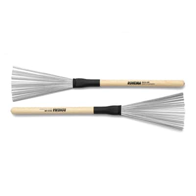 Rohema JB1 - Jazz Brushes - Hickory Handle w/ Metal Brushes image 1
