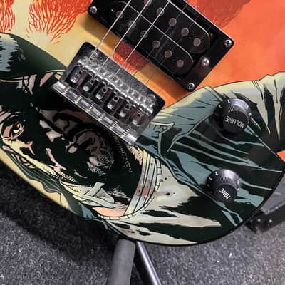 Peavey Rockmaster the walking dead guitar- Black image 2