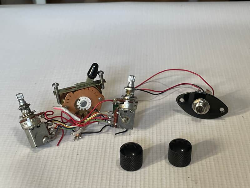 2000's Charvel Jackson Dinky Guitar Factory EMG A25k Push Pull Coil Tap Wiring Harness Electronics image 1