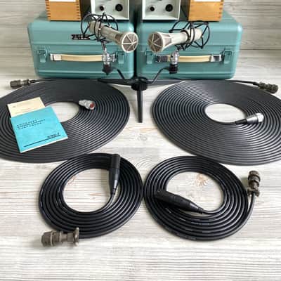 1974 Matched Stereo Pair Of Lomo 19A19 Tube Condenser Microphones w/Consecutive Serial Numbers image 8