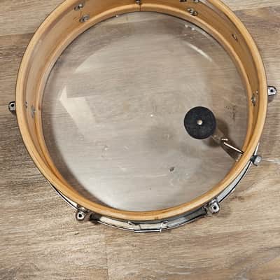 1965 Slingerland 5x14 Aqua Satin Flame Snare Drum NOV 65 Original 6-Lug Vintage image 8