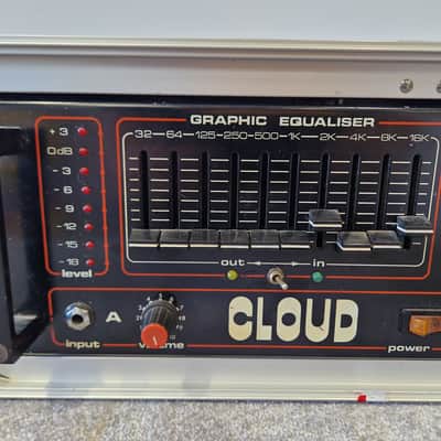 Cloud GS 3002 Graphic Equaliser & Power Amplifier – Rackmount Unit - Very Good in Gator Hard Case image 4