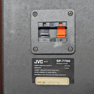 JVC SP-7700 3 Way Home Floor Standing Speakers - Huge 15" Woofers image 15