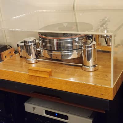 MINT Acoustic Solid "EDITION" Turntable + WTB 213 Arm + Quintet Black S + Custom Plinth/Dust Cover image 23