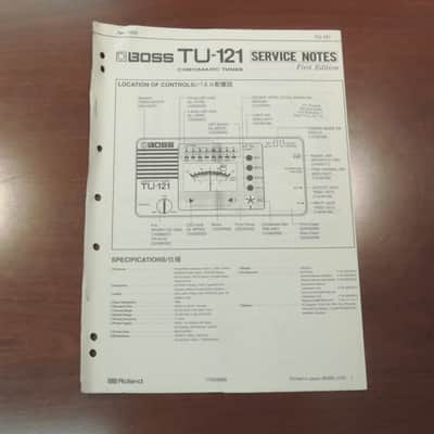 Boss TU-121 Service Notes [Three Wave Music] image 1