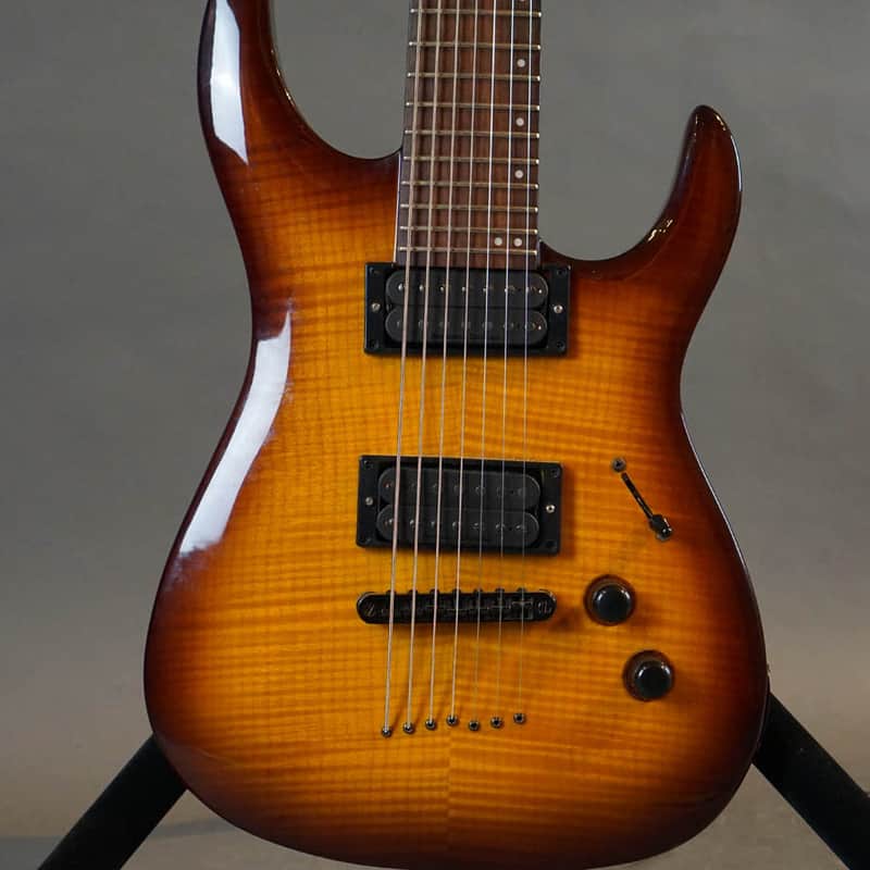 Legator N7-200 Series Ninja 7 String Neck Through Sunburst - | Reverb