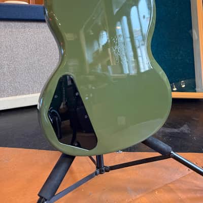 Gibson CME Exclusive SG Standard with T-Type Pickups, Tortoise Pickguard 2018 - Olive Drab image 4