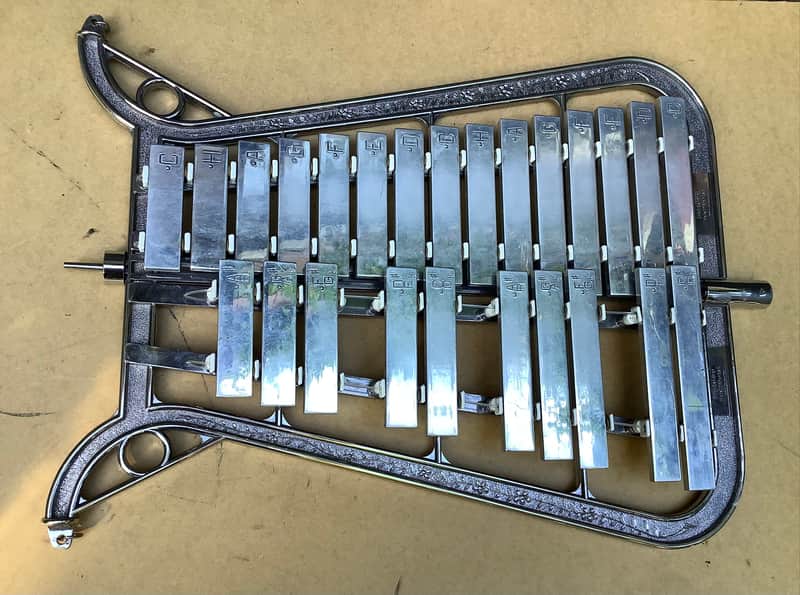 Sandner Lyra metal xylophone glockenspiel Bells LYRA Sandner made in Germany image 1
