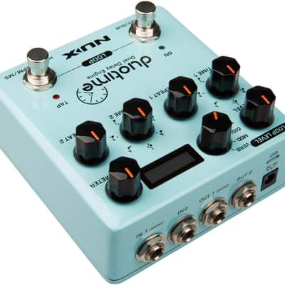 NUX Duotime Stereo Delay Pedal with Independent Time,Analog Delay,Tape Echo,Digital Delay,Modulation Delay and Verb Delay image 2