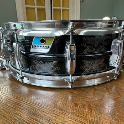 Ludwig Black Beauty LM452 1977-1982 Engraved Nickel-Plated Brass image 2