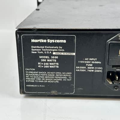 Hartke HA3500 350-Watt Bass Amplifier image 8