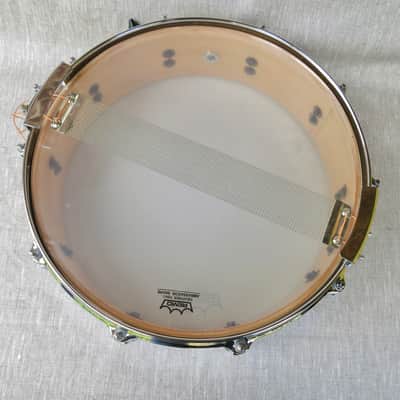 Pearl J R ROBINSON  14 X 4 SNARE DRUM, VERY RARE - NATURAL MAPLE   FINNISH,  STUNNING, MINT. image 10
