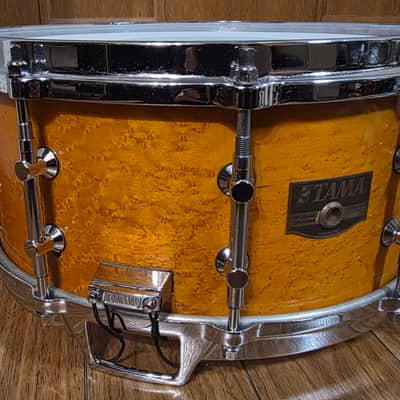 Tama BE546 Artwood Bird’s eye All Maple Snare 14"x 6.5" 1988 One Way Lugs image 3