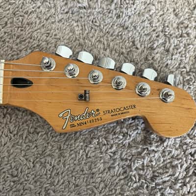 Fender Standard Stratocaster 1994 MIM HSH Torino Red Vintage Modified Guitar image 5