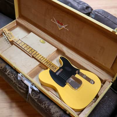 Fender Custom Shop Telecaster 1954 Journeyman Relic - Maple Fingerboard, Aged Nocaster Blonde image 19
