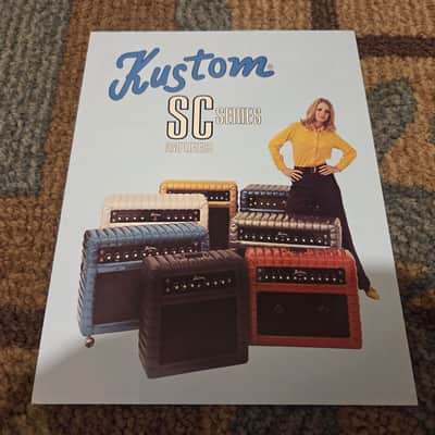 Vintage 1970 Kustom SC Amplifier Catalog! Original Case Candy, Paperwork! image 1
