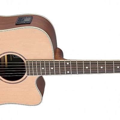 James Neligan ASY-DCE Dreadnought Solid Spruce Top Mahogany Neck 6-String Acoustic-Electric Guitar image 4