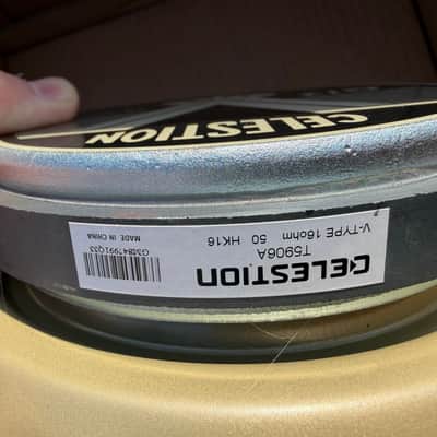 Celestion T5901 V-Type G12 12" 70-Watt 16 ohm Replacement Speaker 2010s - Gold image 3
