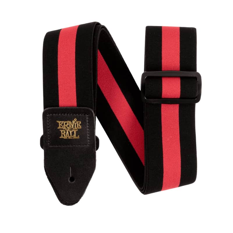 Ernie Ball Comfort Stretch Guitar Strap/Bass Strap - Racer Red image 1