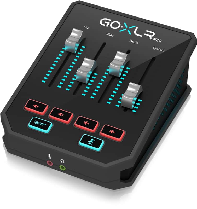 TC-Helicon GoXLR Mini Online Broadcast Mixer with USB Audio Interface image 1