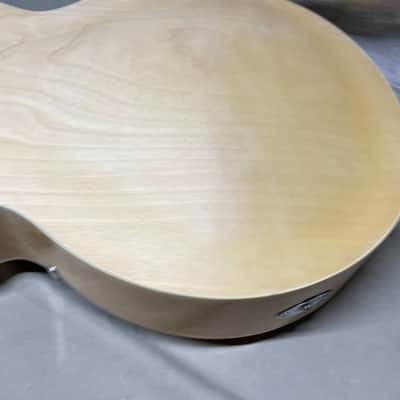 Glen Burton GE775-NT Chicago Hollowbody Archtop Jazz Box Guitar Natural image 17