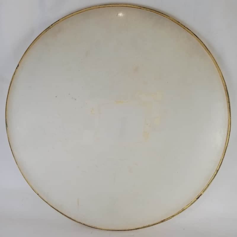 Gretsch 22"Permatone Bass Drum Head Plastic Remo Vintage 60s Round Badge Renown image 1