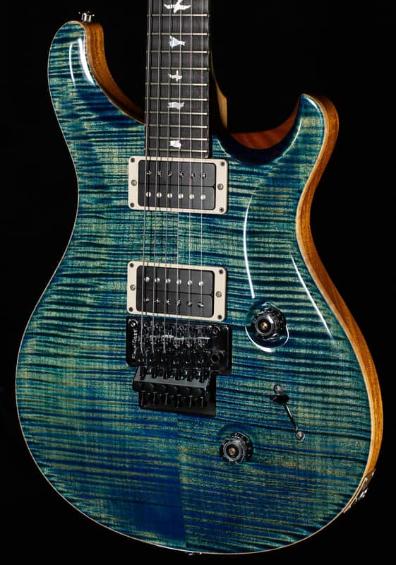 PRS Wood Library Custom 24 Floyd River Blue 10 Top (610) image 1
