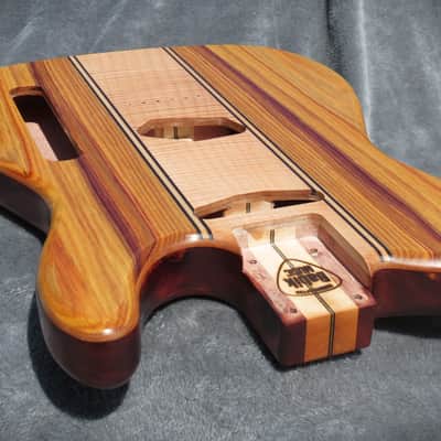 Babik Custom Telecaster Style body, Long board style, Canary wood  on Cedar Light weight, Handmade 2026 image 9
