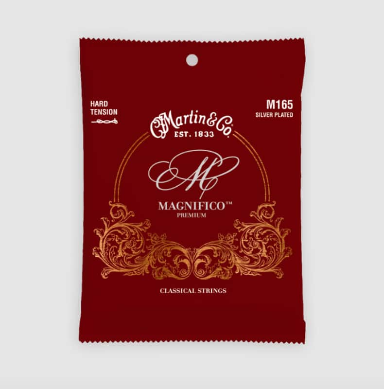 Martin M265 Classical Magnifico Premium Guitar Strings Normal Tension Silver Plated image 1