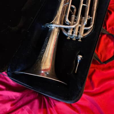 Besson Prototype Class A Euphonium / Saxhorn Early 20th century - Silver image 10
