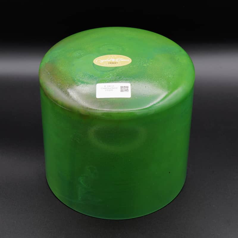 Crystal Tones 8" Chrysoprase Quartz Crystal Singing Bowl (G#4-15) image 1