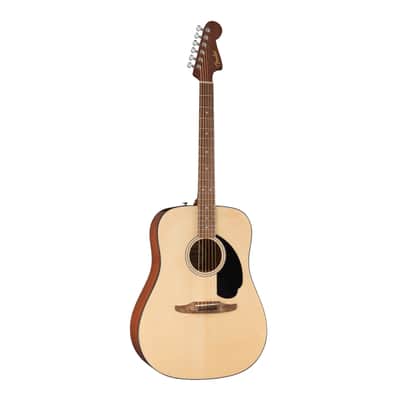 Fender California Standard Redondo Pack Spruce Top Sapele Back and Sides Black Pickguard Slim C Neck Walnut Fingerboard (Natural) image 8