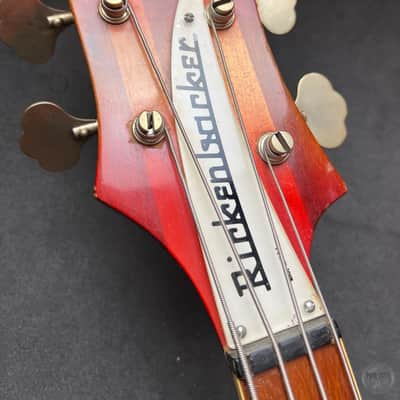 Rickenbacker Bass model 4005 from 1966 in fireglo image 12