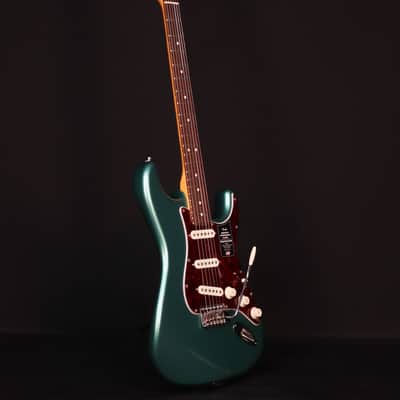 Fender American Pro Classic Stratocaster, Rosewood FB, Faded Sherwood Green Metallic image 8