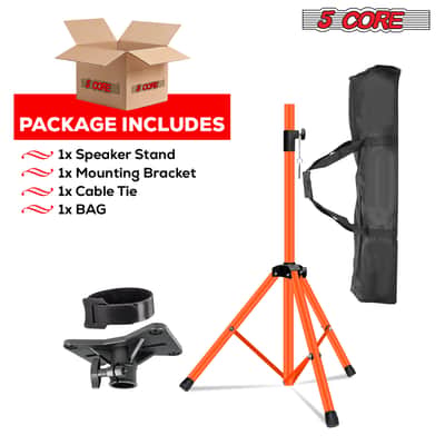 5 Core Speaker Stand Height Adjustable 72" Heavy Duty PA DJ Tripod Studio Monitor Stands image 9