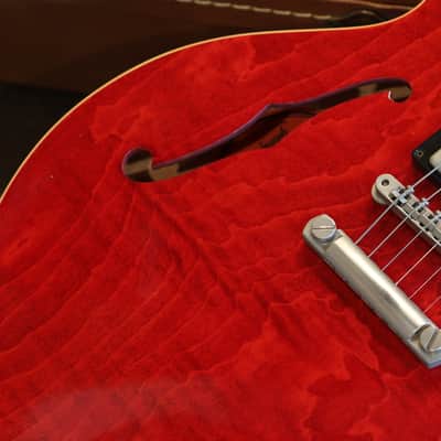 Minty! 2016 Gibson '61 Warren Haynes ES-335 Semi-Hollow Electric Guitar Figured Cherry + COA OHSC image 4